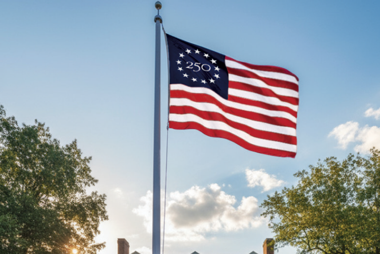 Limited Edition Betsy Ross 250th Anniversary Flag