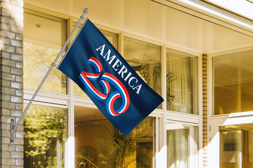 Official America 250 flag