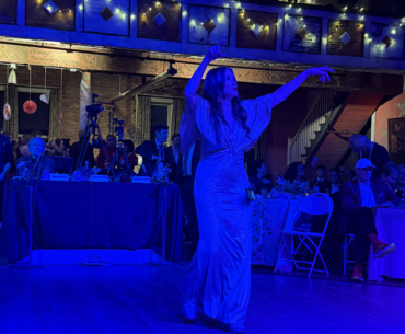 Kerry dances at Dancing into Dreamland