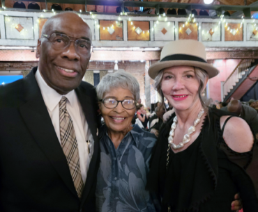 Kerry and inductee Mr. Ross and Mrs. Ross.